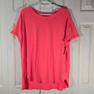 NWT Amazon Essentials Hot Pink Women's Relaxed-Fit Crewneck T-Shirt - Size Large